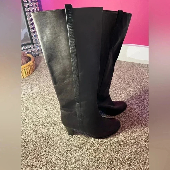 AnnTaylor tall leather boots - Picture 3 of 8